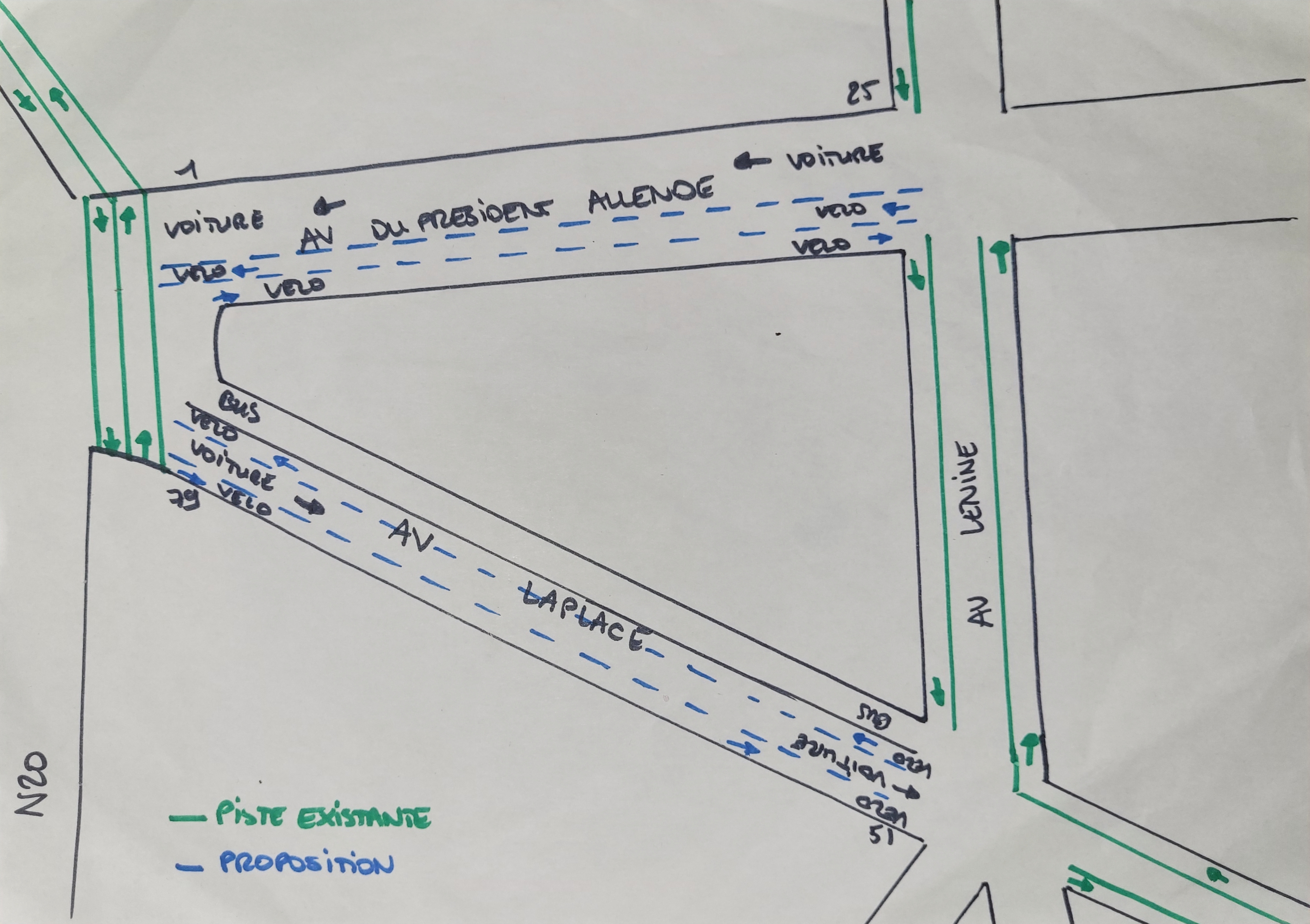 Image média: Circulation vélo autour de la Vache Noire