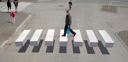 passage piétron 3D