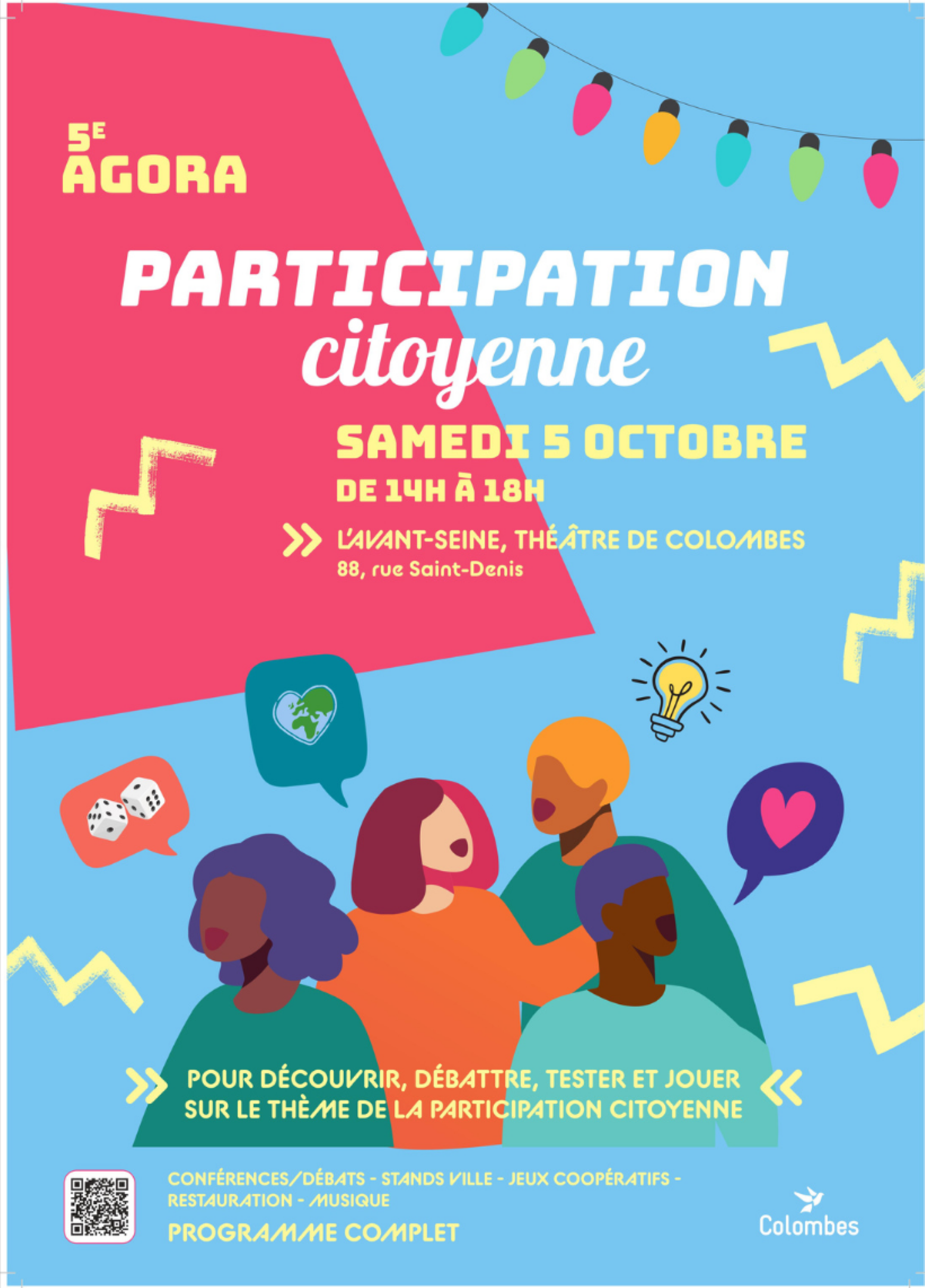 Image média: Agora 5e Edition - Participation Citoyenne - 5 Octobre 2024