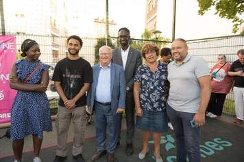 Inauguration du terrain