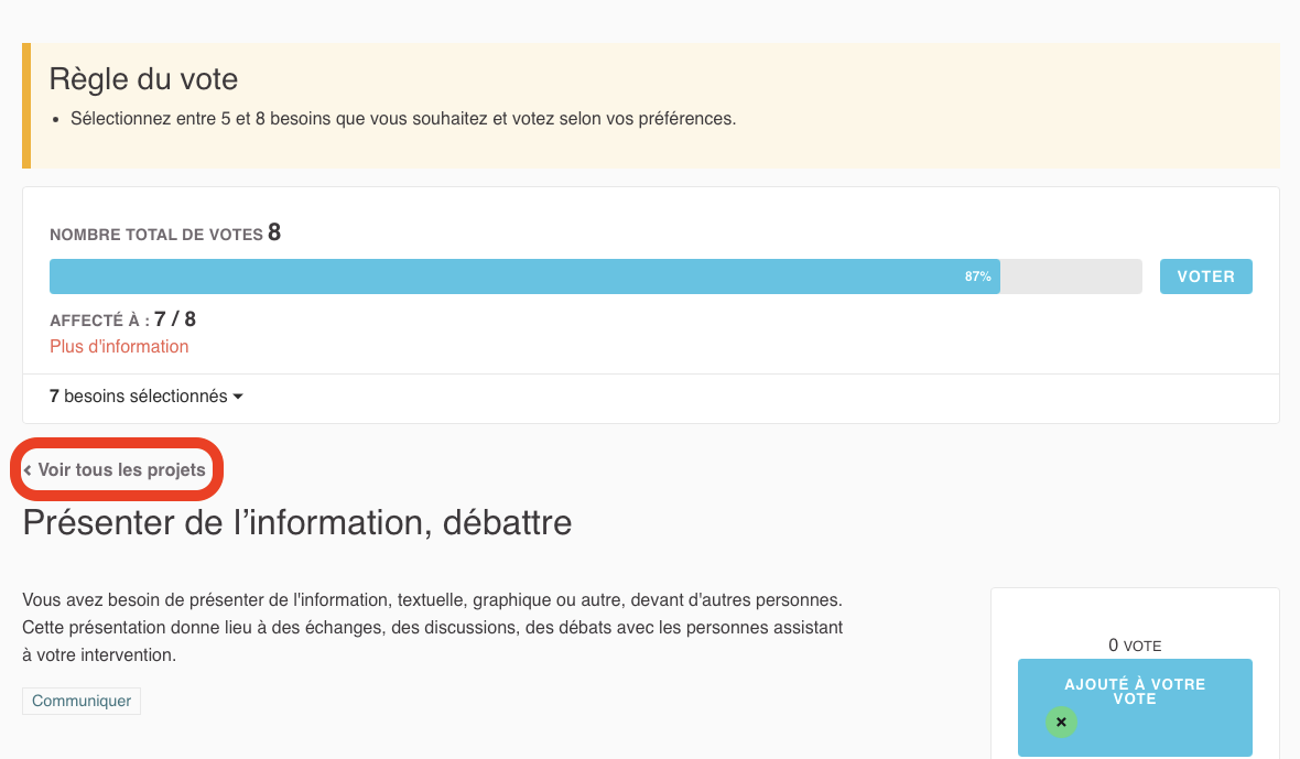 Image média: Traduction et budget participatif