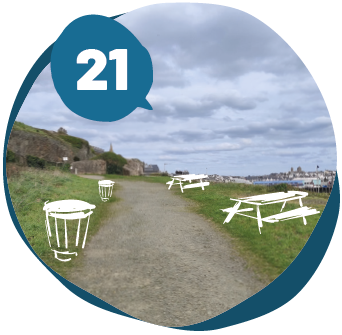 Image média: Projet n°21 : Tables de pique-nique à la promenade du Roc