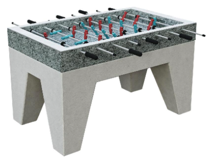 Image média: Babyfoot exterieur beton Square Romain Rolland