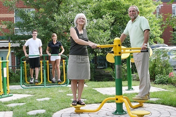 Image média: Parc sportif et body boomers