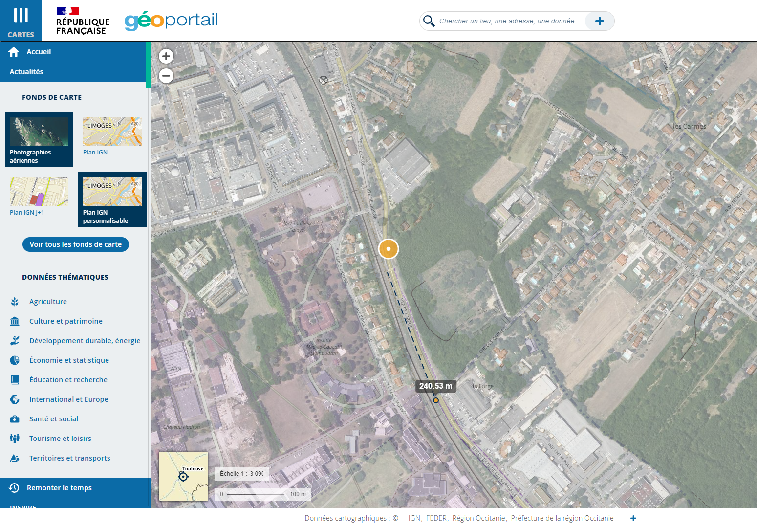 Image média: Assurer les 240m de trottoir manquant entre M16 & D16