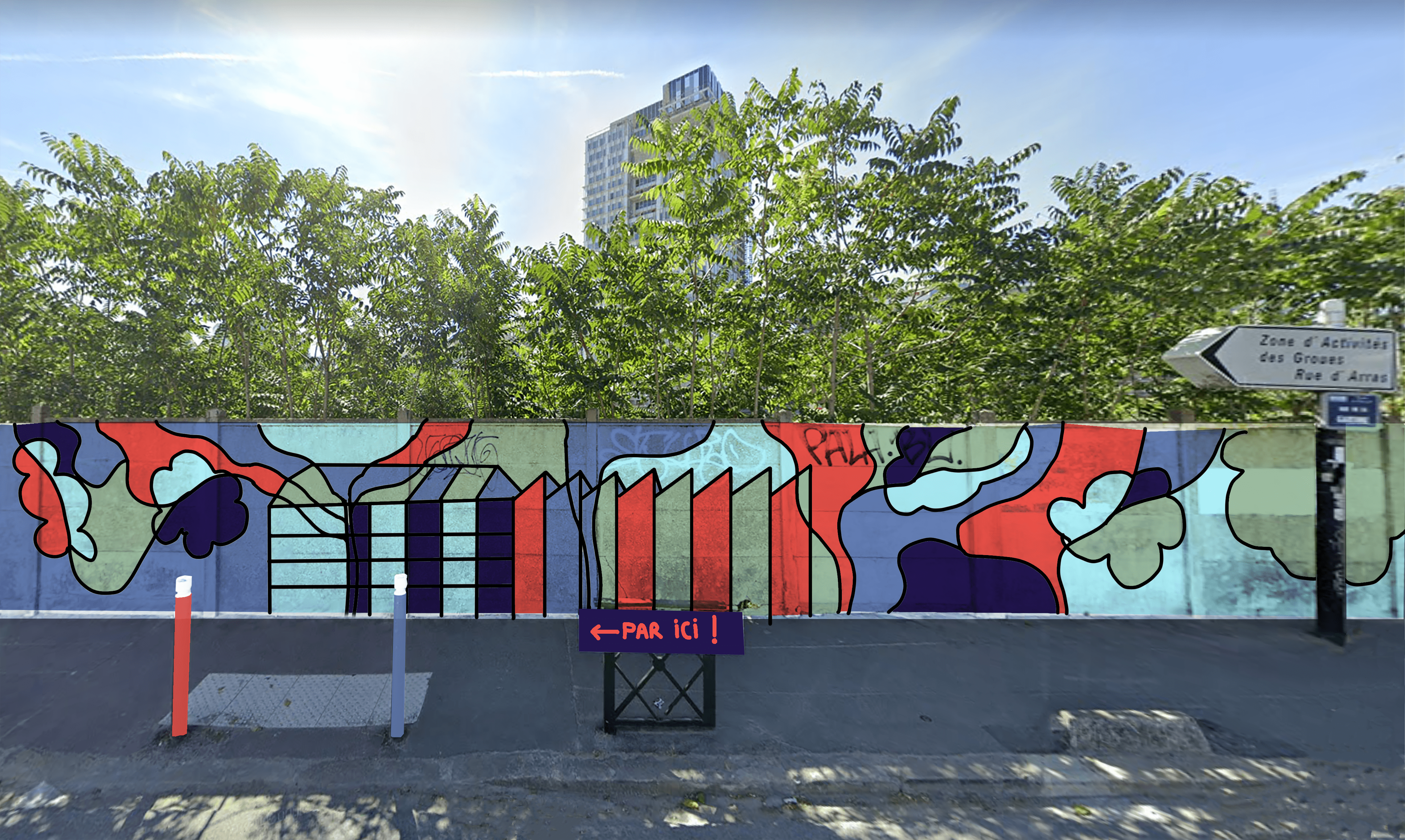 Image média: Art urbain participatif