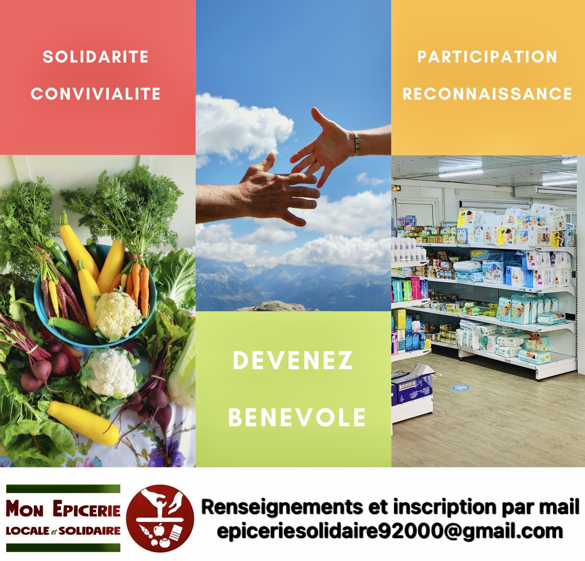 Image média: Recrutement Bénévoles Mon Epicerie Locale et Solidaire de Nanterre