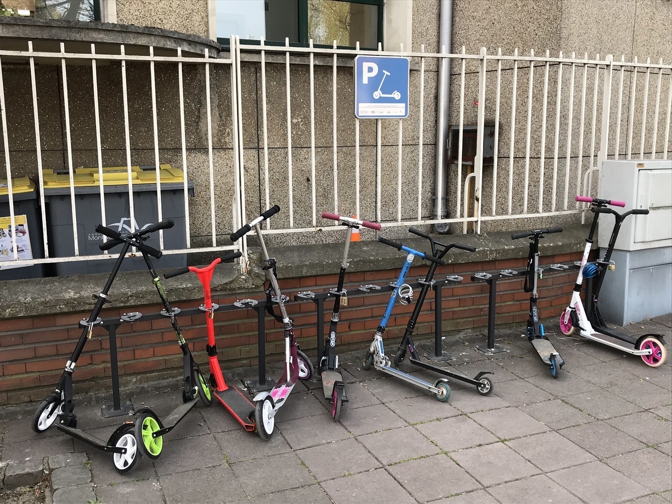 Image média: Parking à trottinettes pour l’école le Moulin des Gibets