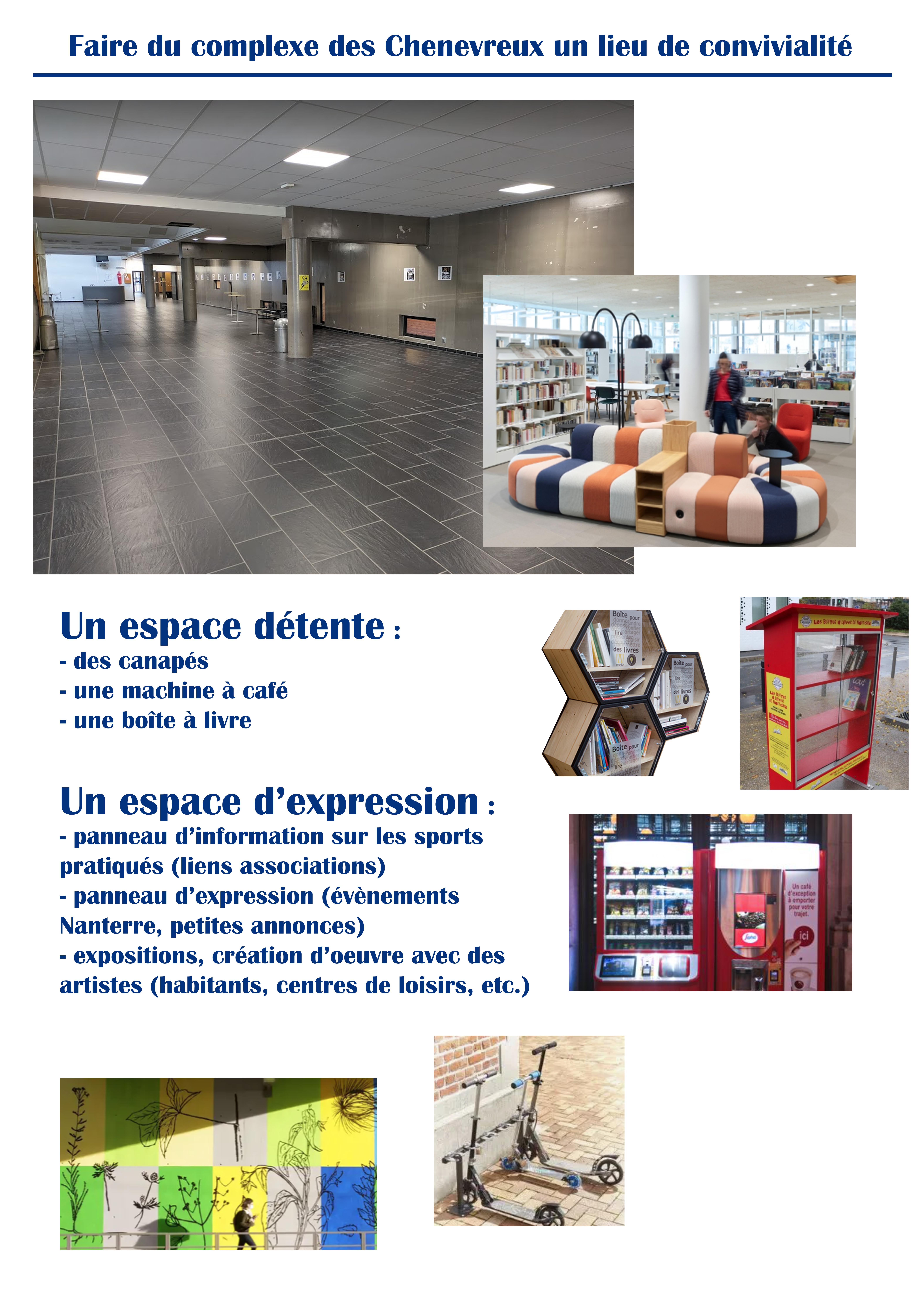 Image média: Faire du complexe sportif des Chenevreux un lieu de convivialité