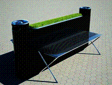 Image média: Un banc écologique