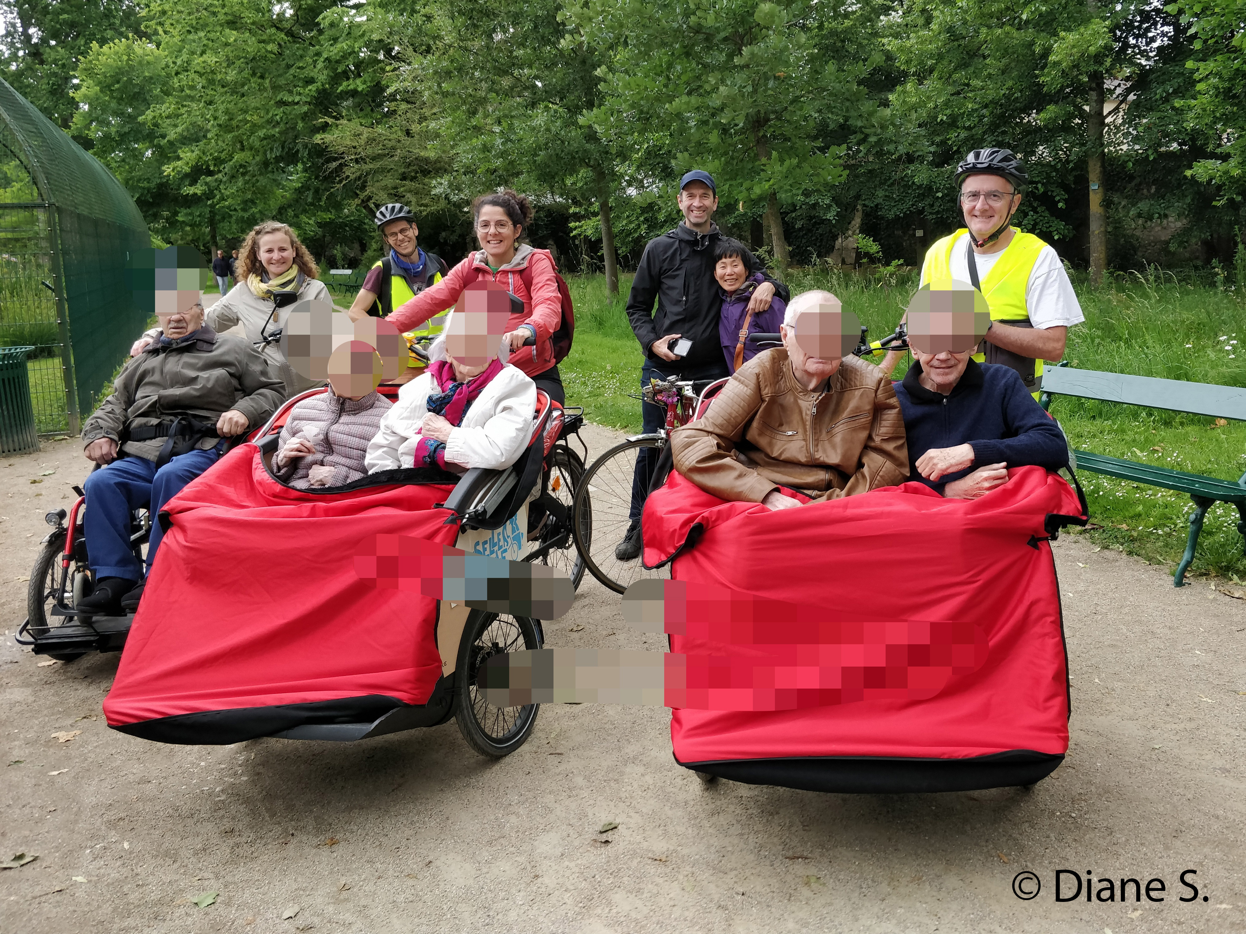 Image média: Un vélo tandem pour les personnes âgées ou en situation de handicap