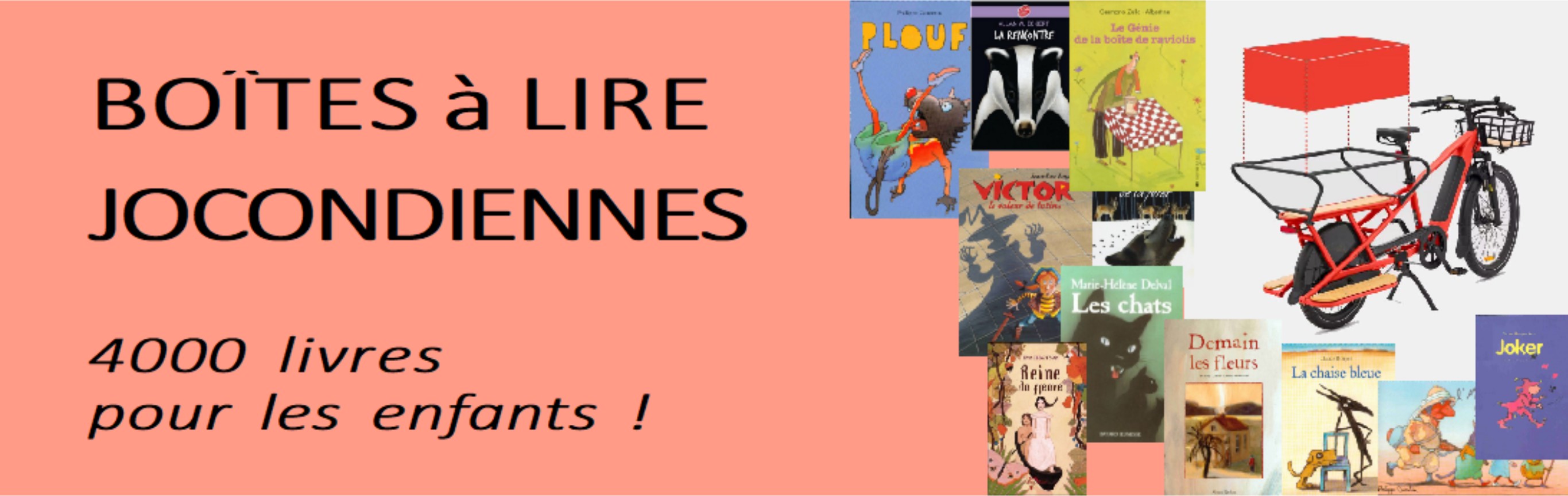 Image média: 4000 LIVRES pour les enfants jocondiens !