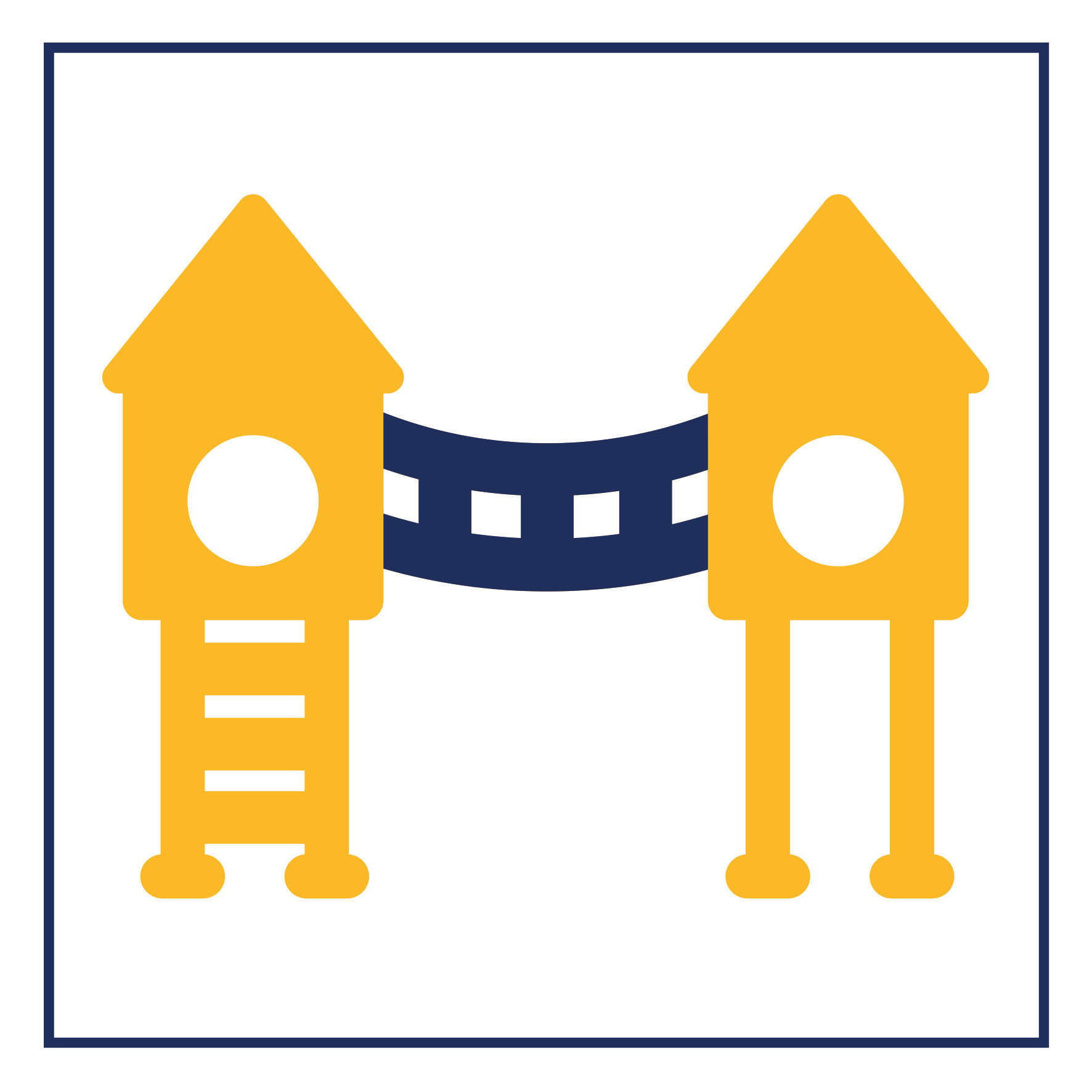 Image média: Une structure type pont de singe pour dynamiser la cour de récréation