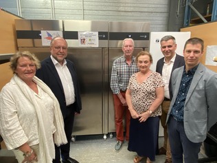 Armoires réfrigérées au Secours Populaire